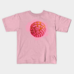 Pink concha bread mexican concha pan dulce mexican food lover Kids T-Shirt